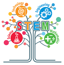 STEM Tree, with each branch showing an icon for the elements of STEM