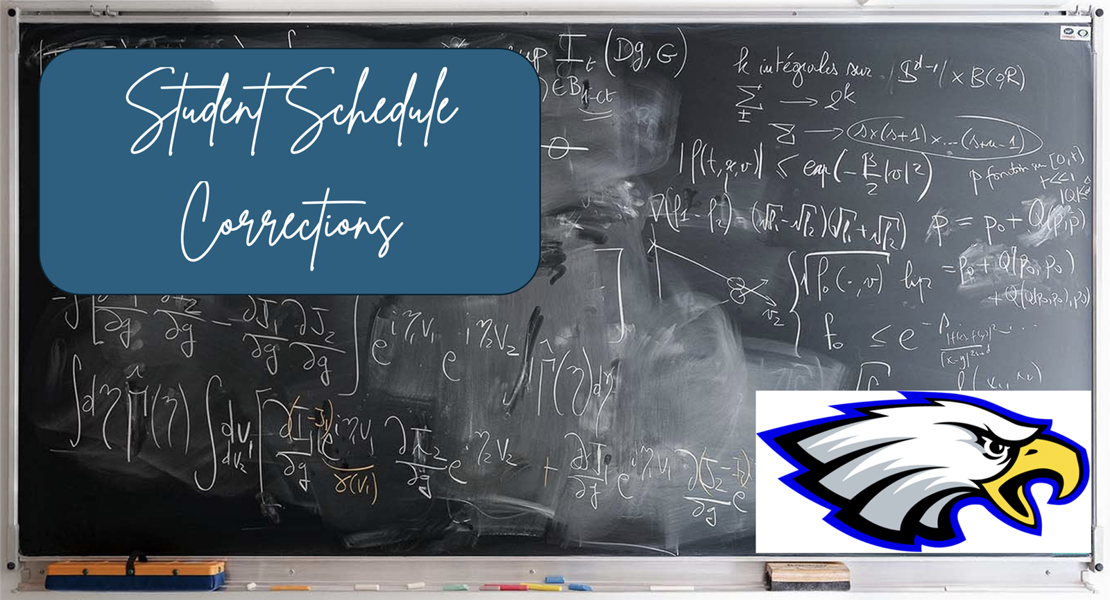  Student Schedule Corrections
