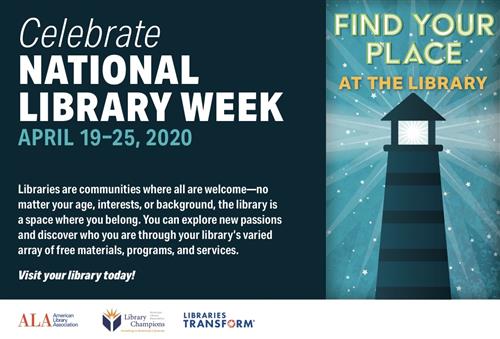 National Library Week Banner National Library Week Banner