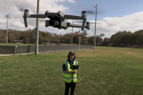  Students soar drones to analyze water quality