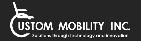 black and white photo with a wheelchair logo