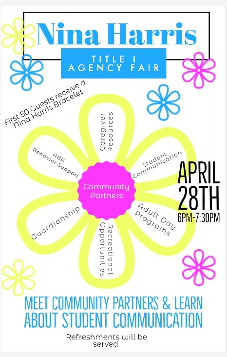 Title 1 Agency Fair flier