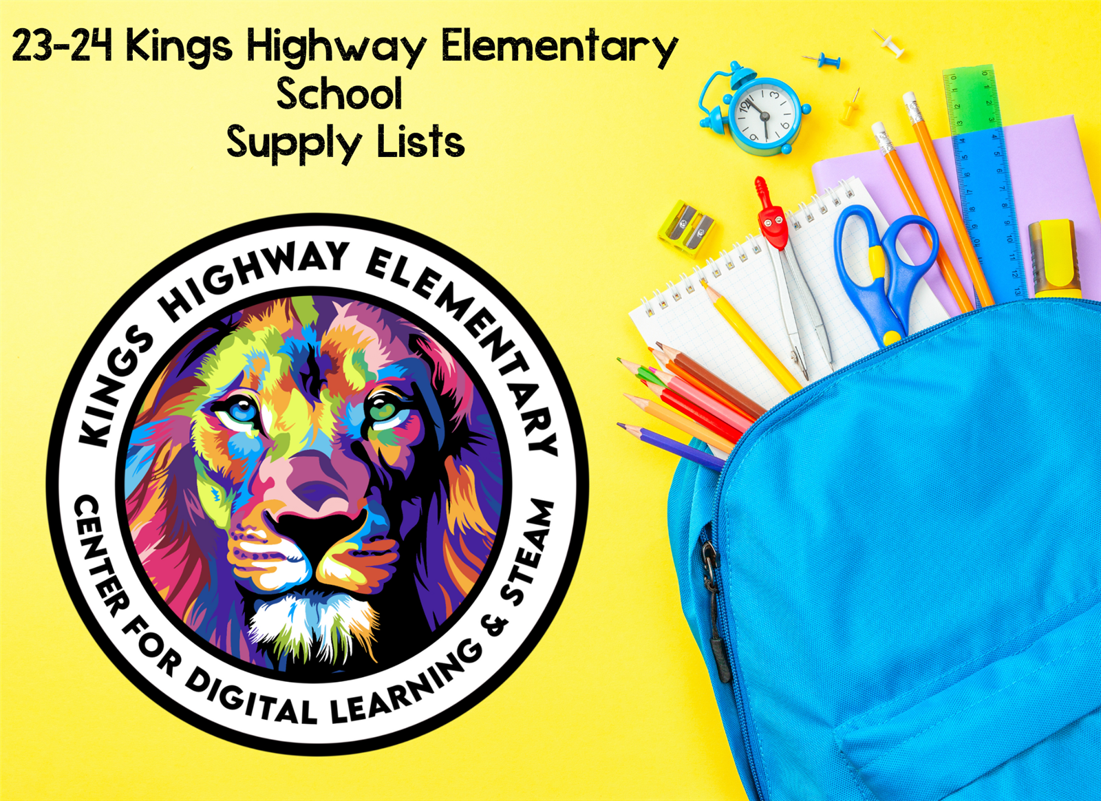  2023-2024 KHEMS School Supply Lists