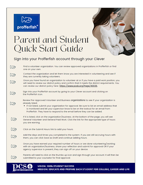 Parent and Student Quick Start Guide