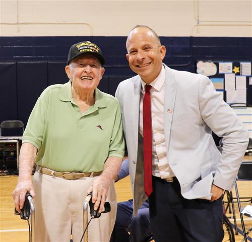Dr. Robert Moore and Principal Chris Ateek