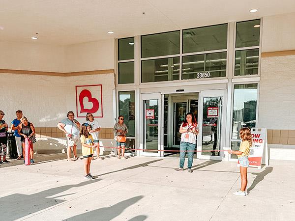 Burlington grand opening at the Palm Harbor location.