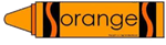 orange crayon 