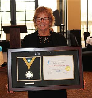 Debra Canning - 2017-18 Support Employee of the Year  