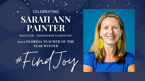 Sarah Painter- 2022 Florida Teacher of the Year