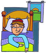 sick kid