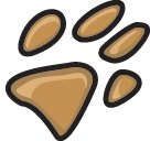 paw button