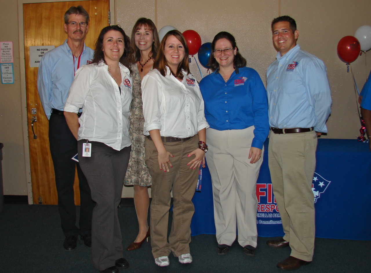 FR faculty greet the guests