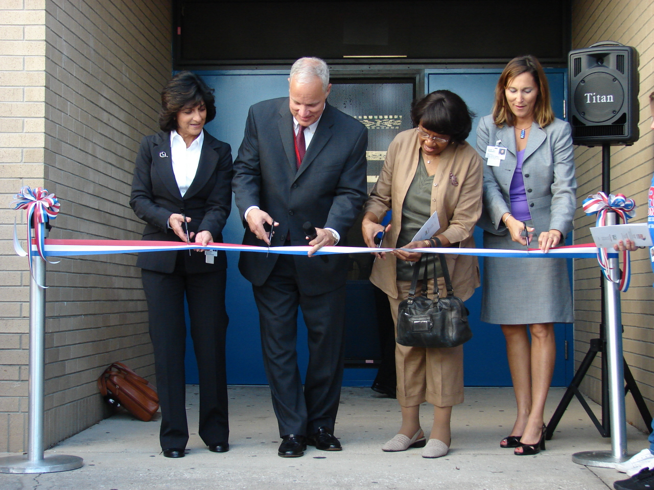 Ribbon cutting