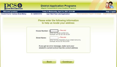 Address Information 