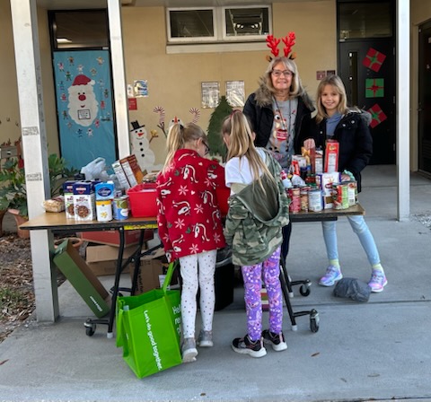 Student council food drive 