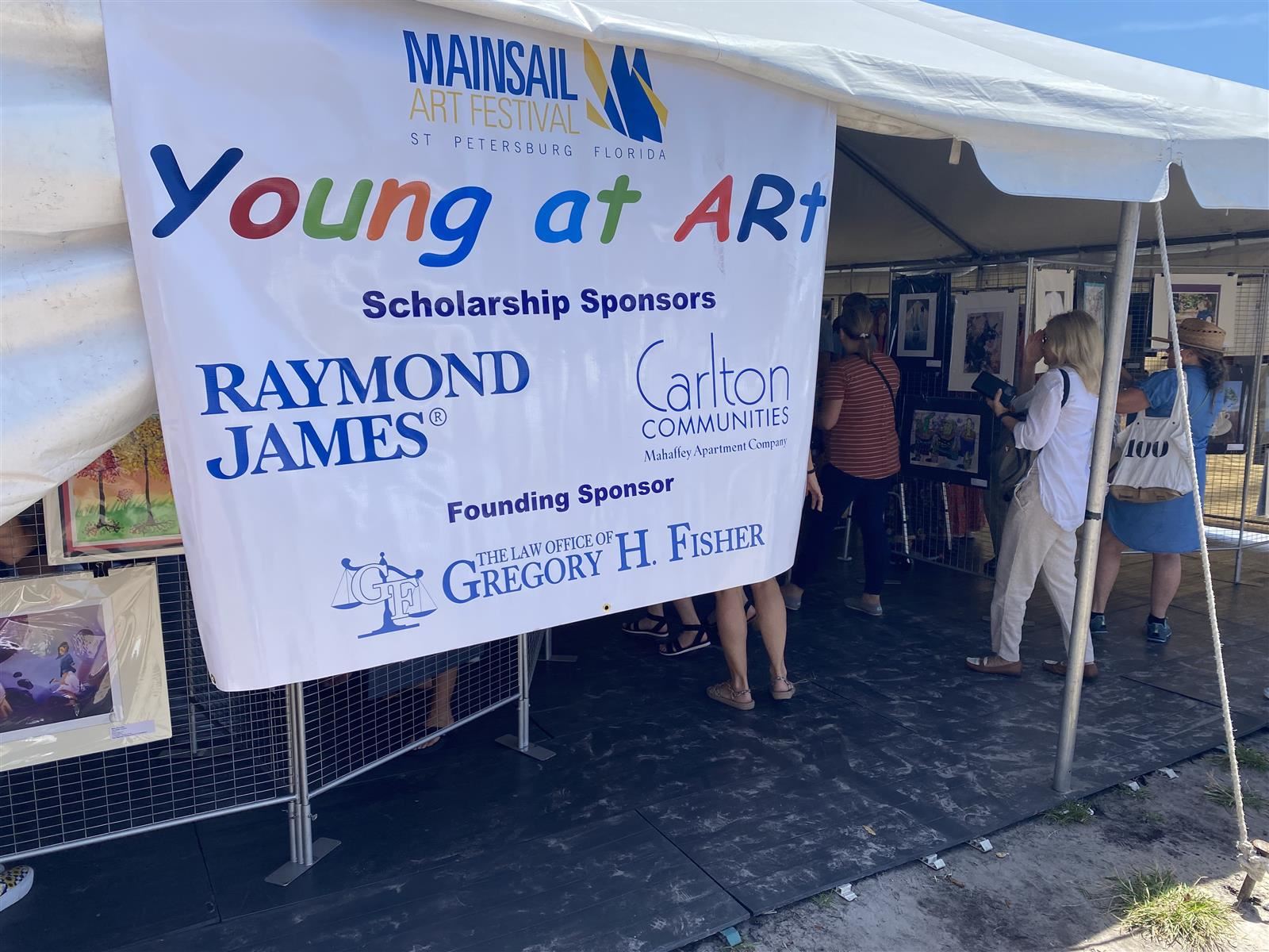  Mainsail Young at Art Tent