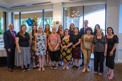 volunteers for Pinellas County Schools gathered to celebrate an incredible year of service and honor the district's top volun