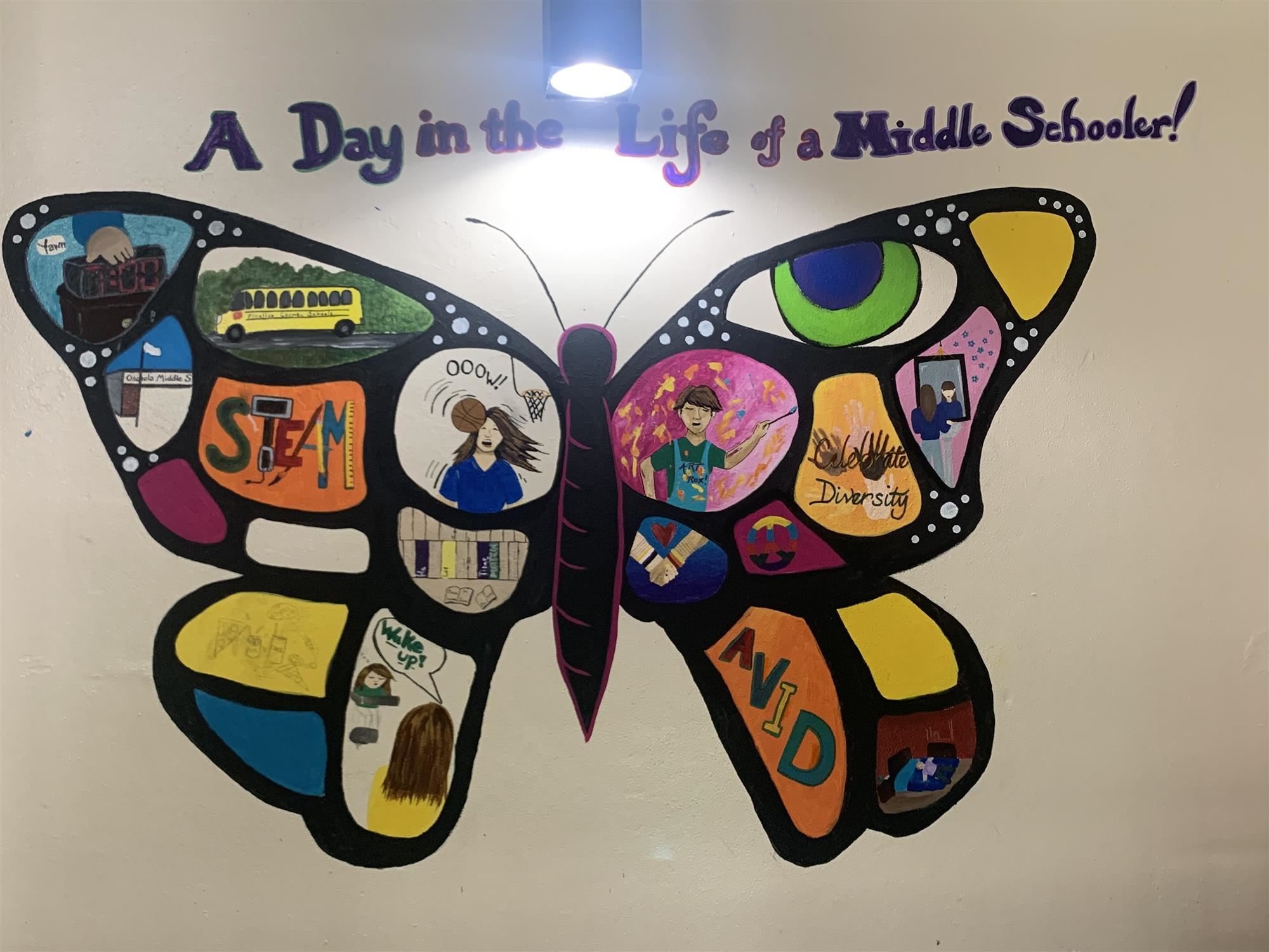Osceola Middle School art