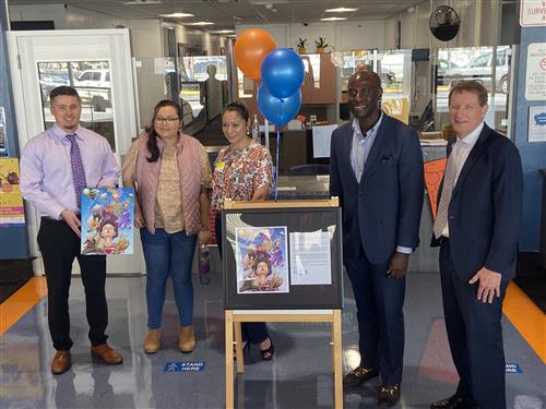 Yara with her teacher, Rep Jacque and Dr. Evans