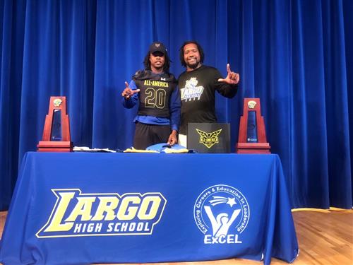Nov. 19 - ­Jayion McCluster, a Largo High senior, was selected to compete in the 13th annual Under Armour All-America Game. 