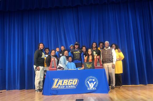 Nov. 19 - ­Jayion McCluster, a Largo High senior, was selected to compete in the 13th annual Under Armour All-America Game. 
