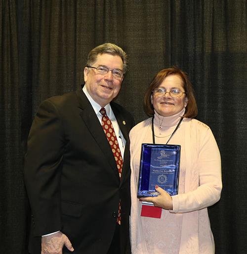 Katherine Reynard was presented the Music Education Award.