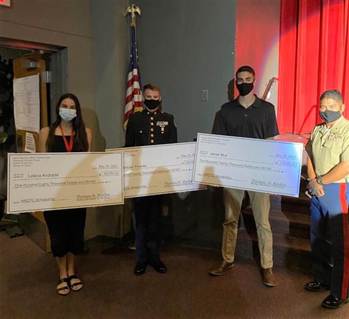 Clearwater High JROTC scholarship recipents