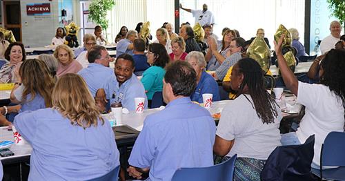 District bus drivers with safe driving records honored at luncheon 