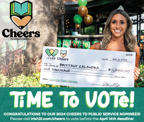 Cheers to Public Service Time to Vote
