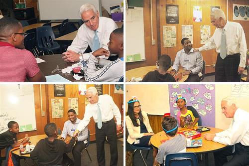 Congressman Charlie Crist visits Mt. Vernon Elementary 