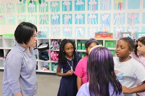 Haruko Takamizawa, a junior high Junior teacher from Nagano, Japan, spent a month in Pinellas County  