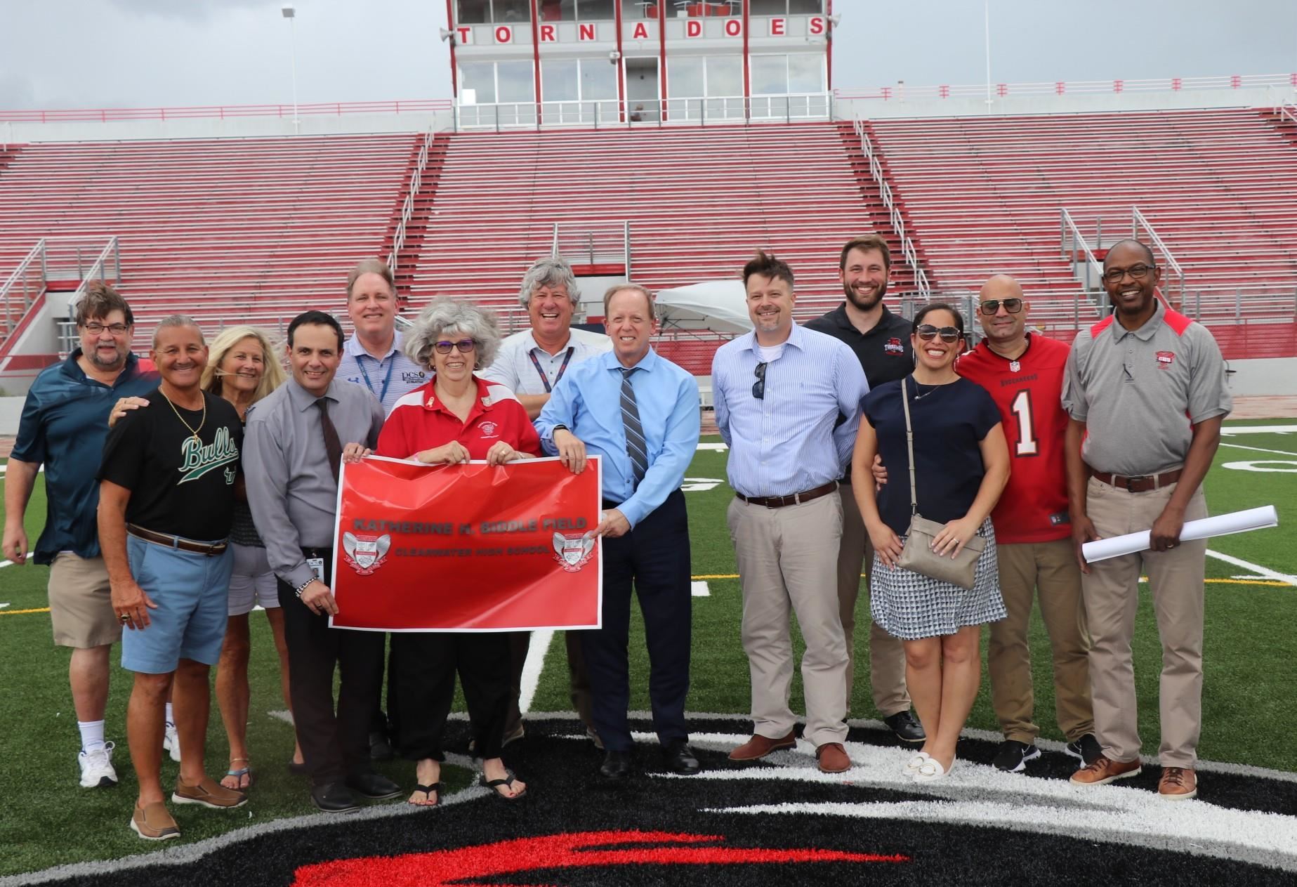 Group photo with Kathy Biddle