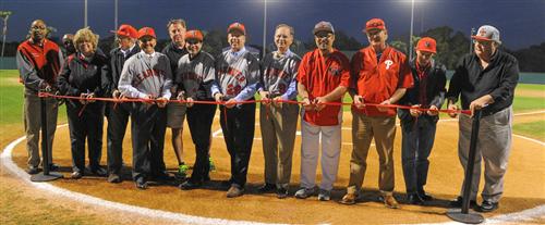 Jack Russell Stadium Ribbon Cutting 