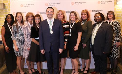 Top 10 Teacher of the Year finalists. 