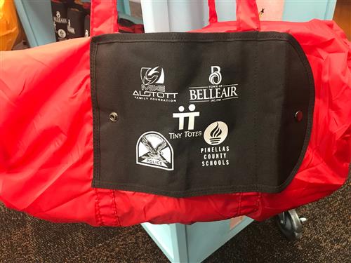 Red Tiny Tote Bag