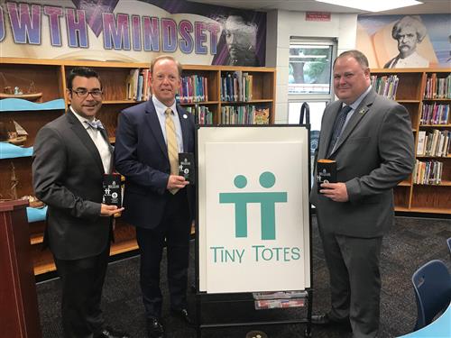 Unveiling the Tiny Totes logo.