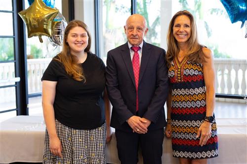 Alexandra Miller, Brenda George and Peter Yelton