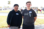  2023 Pinellas Park High valedictorian and salutatorian represent Criminal Justice Academy