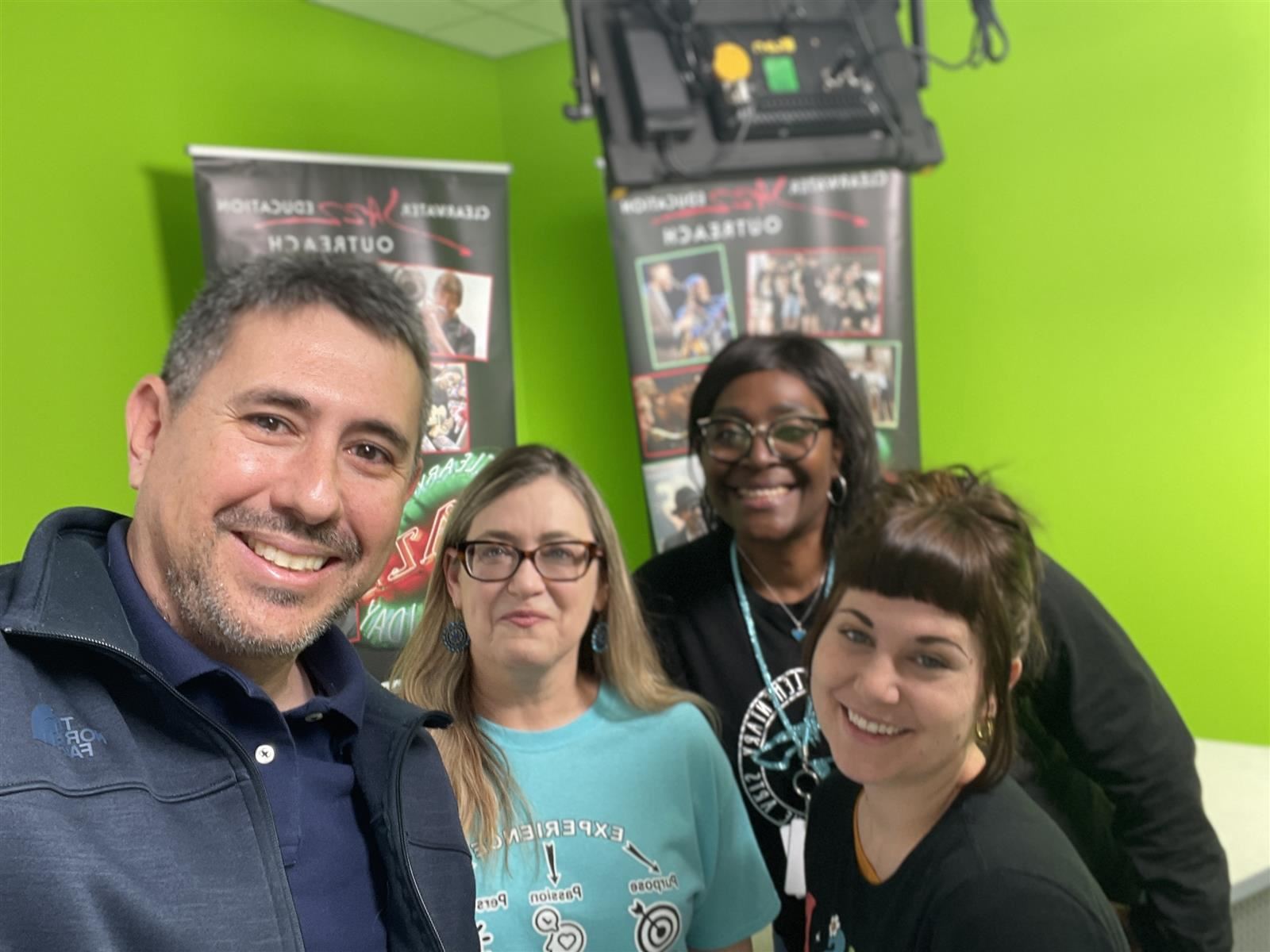  steve weinberger and music teachers at sandy lane