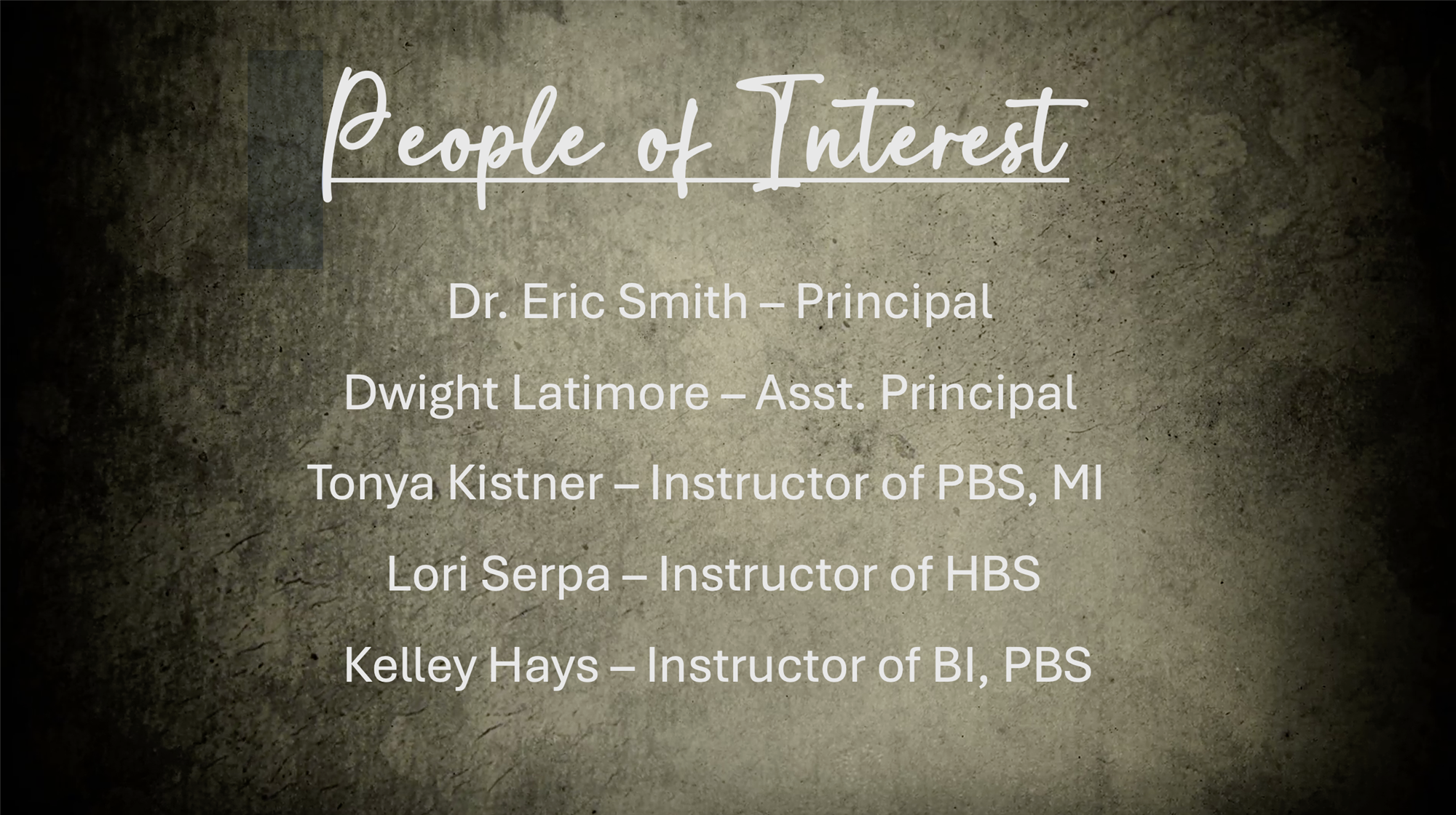BioMed Staff