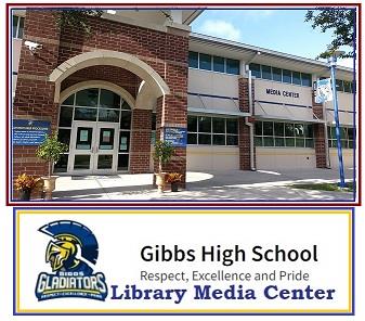 Gibbs High School Library Media Center Building image with LOGO