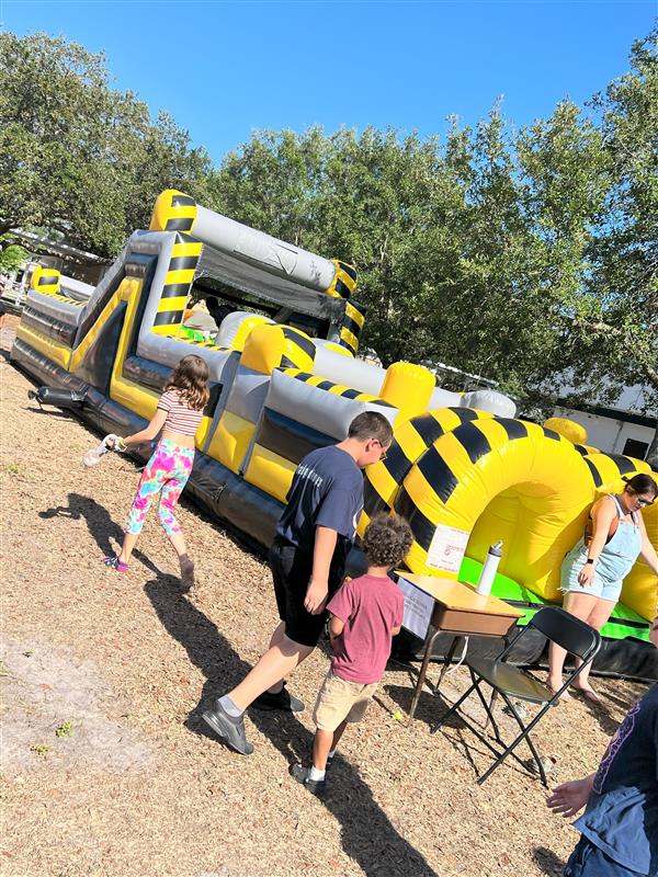 Students take on the Atomic Obstacle Course!