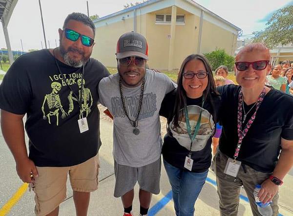 Educational Rap Artist Corey Thornton preformed a concert at Garison Jones Elementary motivating students to stay in school and be kind.