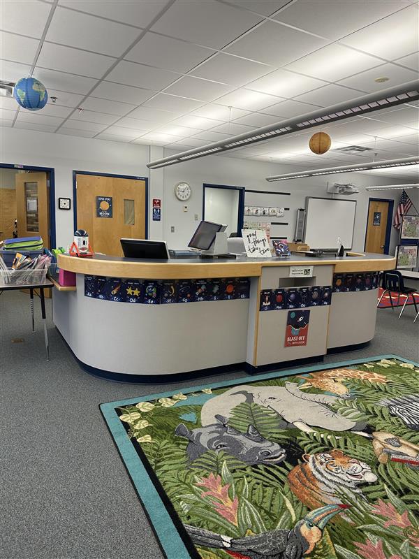 Media center circulation desk