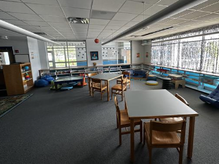 Media center makerspace area