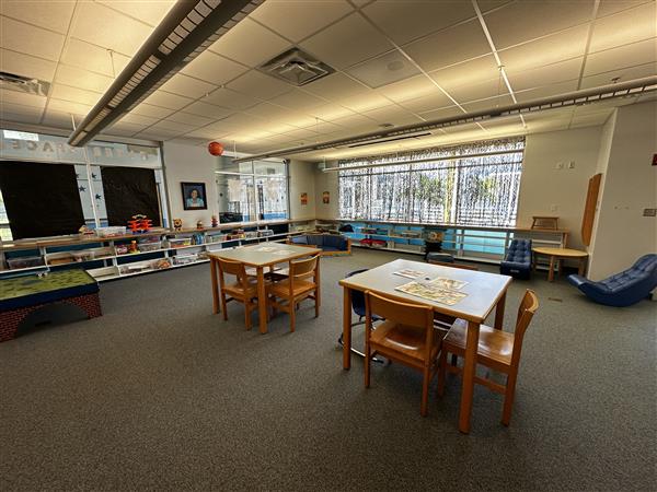 Media center makerspace area