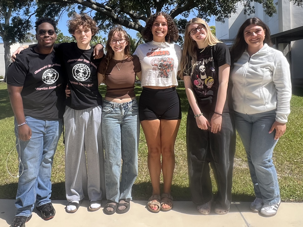 Clearwater High Rho Kappa Social Studies Honor Society students worked with the Clearwater Historical Society to design an exhibit for their museum. It is called Graduation is Not Goodbye and will showcase the 12 staff members who are also Clearwater Alumni. 