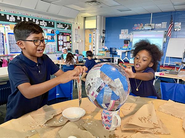 Kings Highway Elementary students worked on projects for  Hispanic Heritage Month.