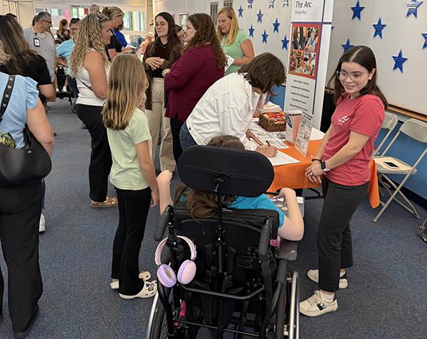 Paul B. Stephens School hosted an agency fair to support students and families at Paul B. and Nina Harris. Parents and families for both center schools were able to connect with local agencies and programs that support students.