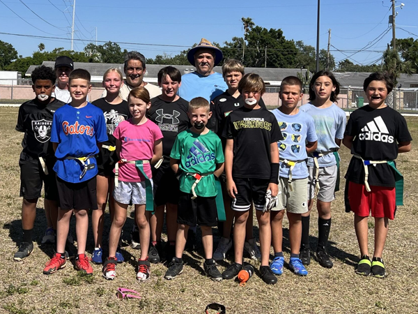 Seminole Elementary was proud to announce the first elementary school in the county with a flag football team.